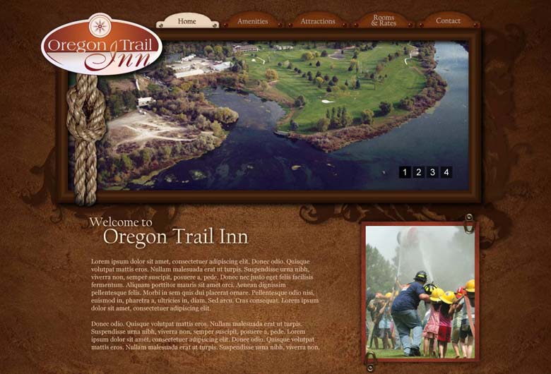 Oregon Trail Inn Website Design