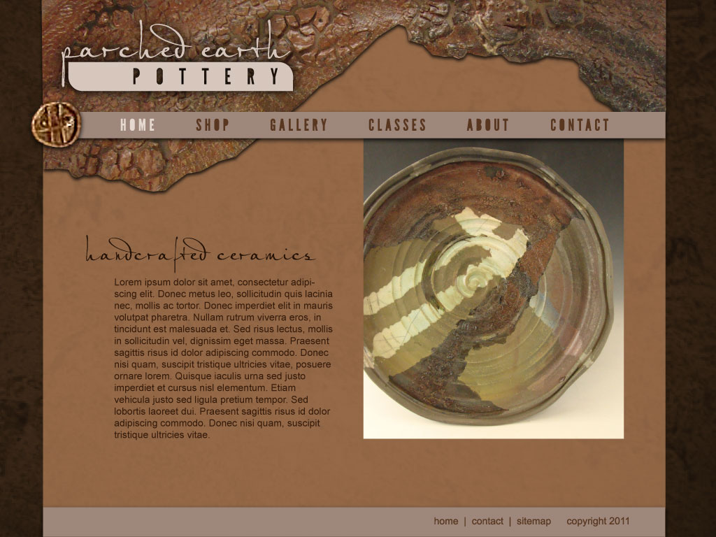 Parched Earth Pottery Website