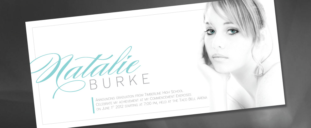 Natalie Burke Graduation Announcement